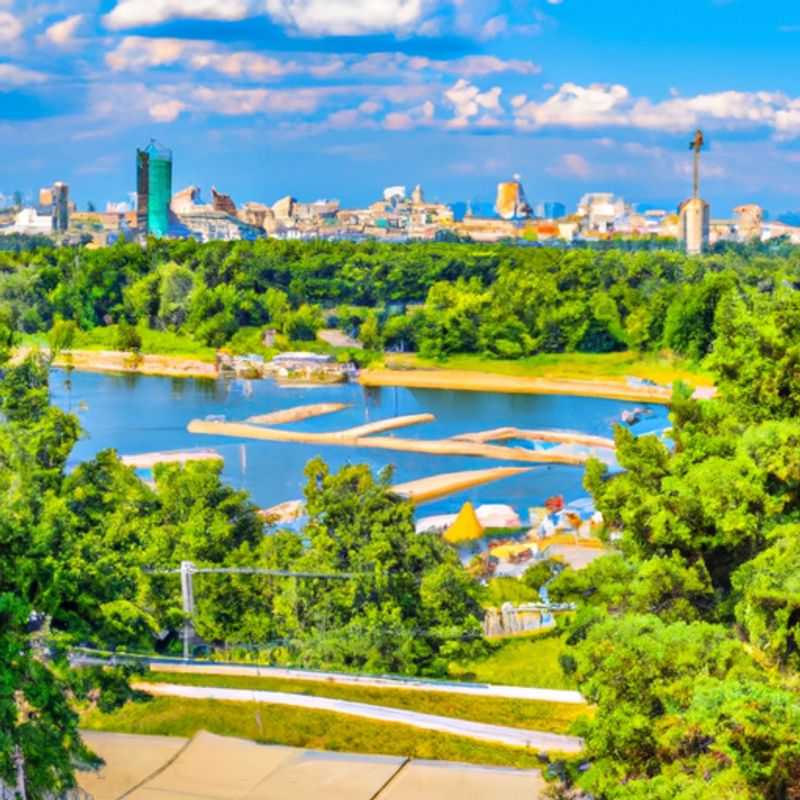 Visite du printemps à la forteresse de Belgrade à Belgrade, en Serbie