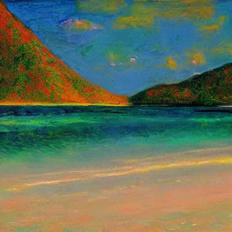 Le Parc Tayrona en Colombie, baigné de soleil estival : plages de sable blanc et végétation luxuriante.