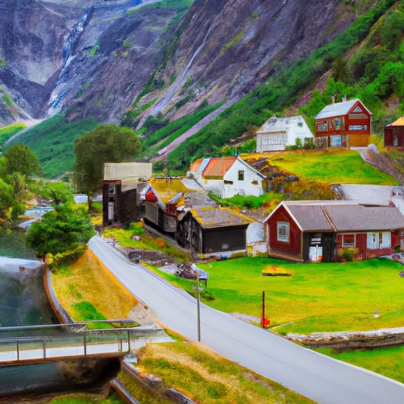 Enchanting Captures of Winter's Embrace in Aurlandsdalen Valley