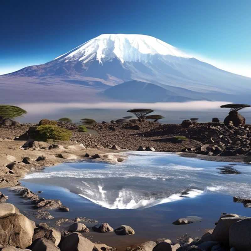 Randonnée à travers la vallée de Karanga : une aventure hivernale au mont Kilimandjaro, Tanzanie