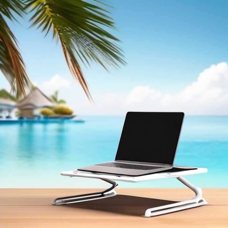 Elige un soporte con una base estable para evitar que la laptop se deslice o se vuelque