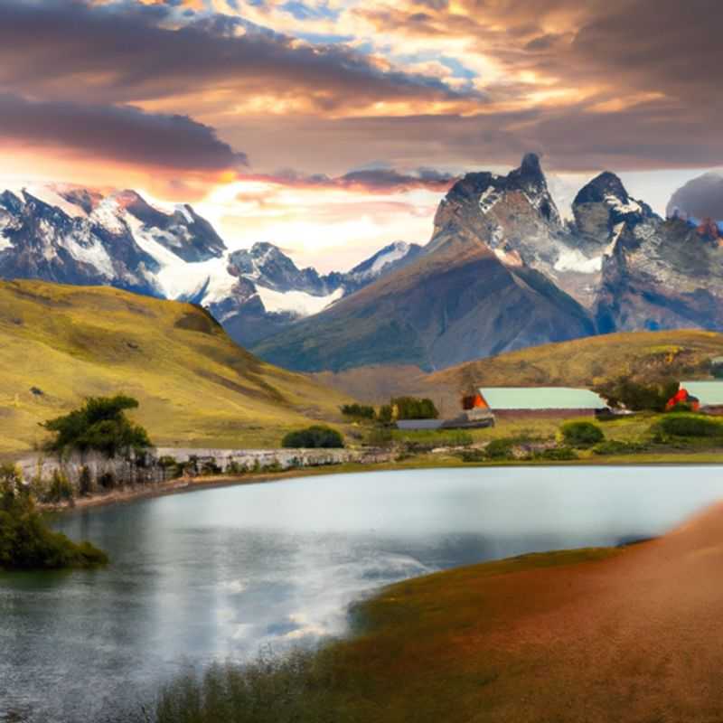 Autumn Camping in Paine Grande, Torres del Paine: A Fall Foliage Extravaganza