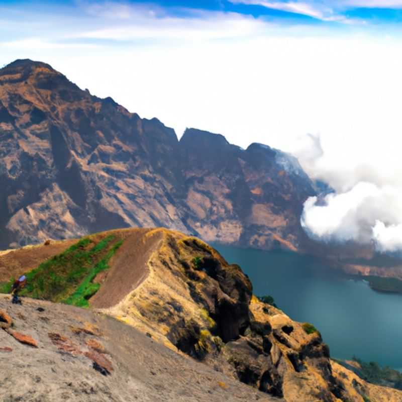 Pergasingan Hill: A Rice Terrace Odyssey in Mount Rinjani's Autumn Embrace