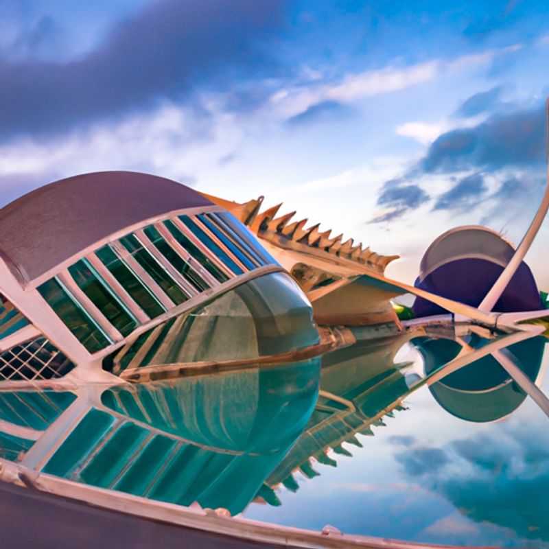 A lone traveler, immersed in the vibrant tapestry of Valencia, Spain, during a 24-hour autumn sojourn. The city's energy pulsates through the image, showcasing the essence of a digital nomad's journey.