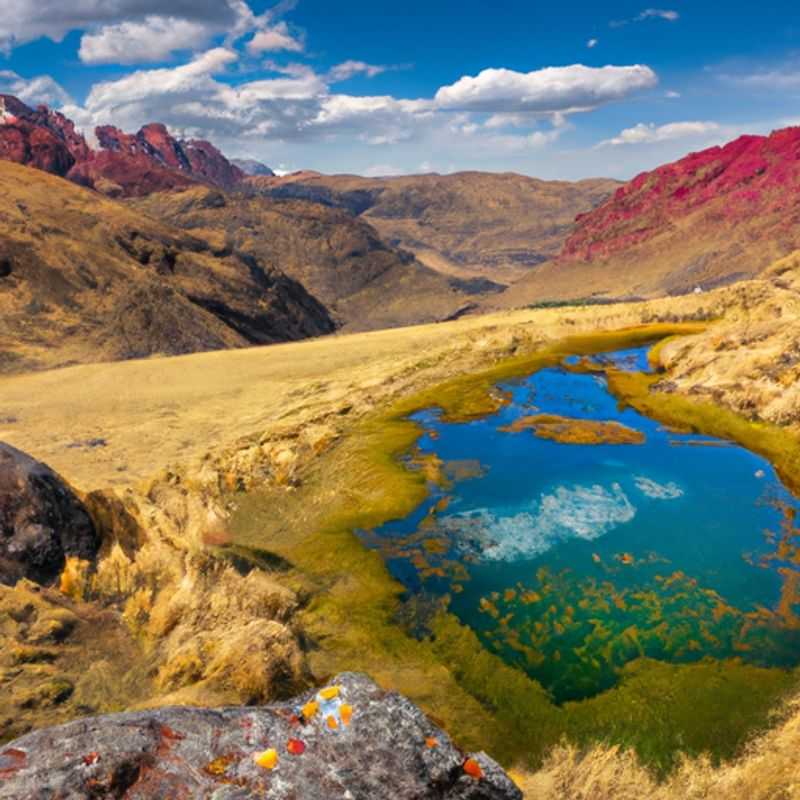 A Vibrant Tapestry: Unveiling the Local Weaving Communities in the Enchanting Lares Trek, Peru, During the Blooming Season of Spring
