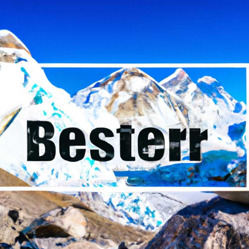 Exploring the Khumbu Glacier in Mount Everest Base Camp Trek: A Winter Adventure