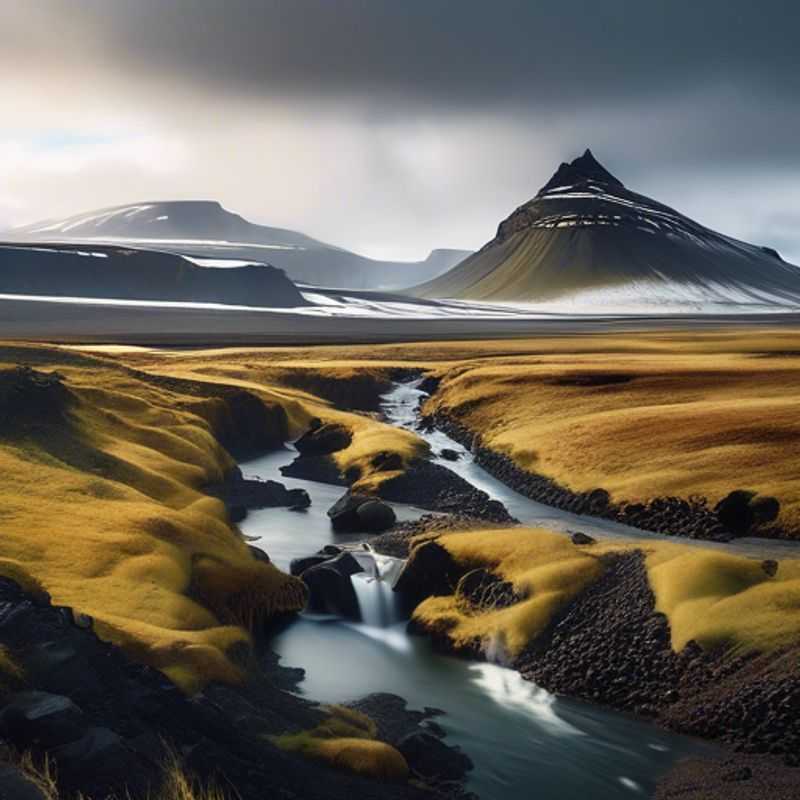 Découvrez la magnifique cascade de Skógafoss : un voyage entre été et automne sur la Route Circulaire d'Islande