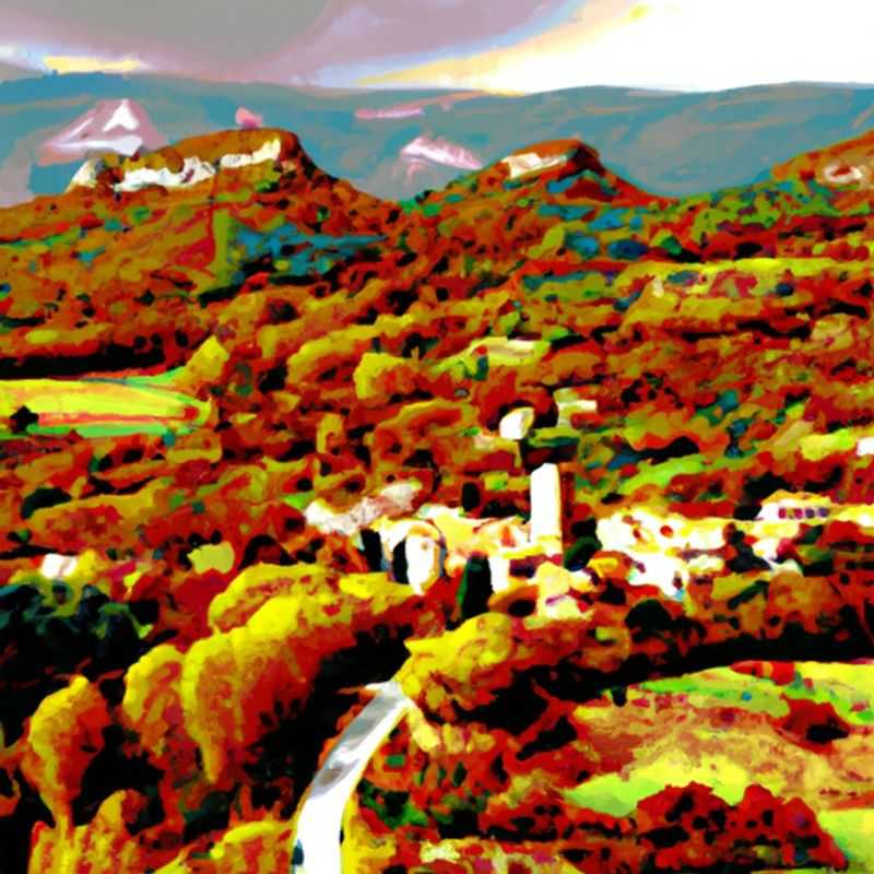 A solitary traveler immerses herself in the enchanting tapestry of Pays Cathare, France, during a captivating 3-day autumn sojourn, surrounded by vibrant fall foliage and the captivating allure of medieval history.