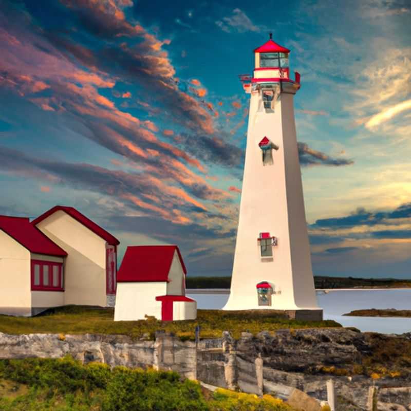 Fall's Embrace: A Tapestry of Hues in Baddeck, Cape Breton