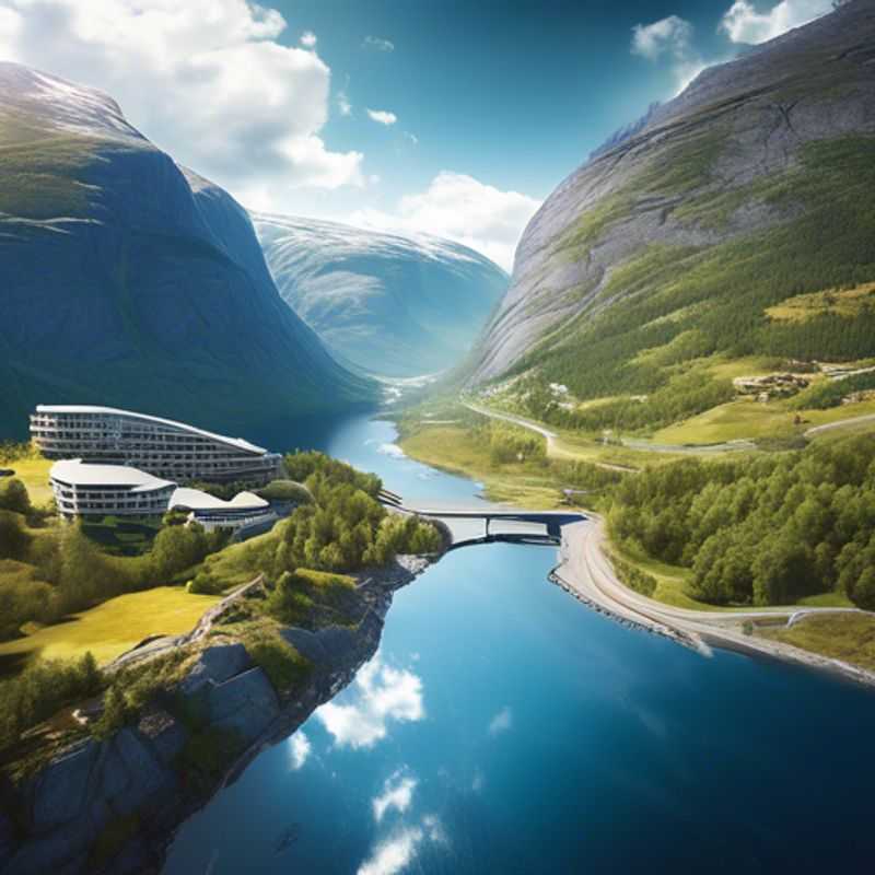 Explora la belleza primaveral del sendero Aurlandsdalen en Noruega