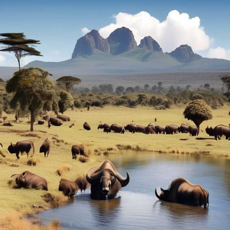 Safari de Elefantes en el Monte Kenya: Una Aventura Salvaje y Económica