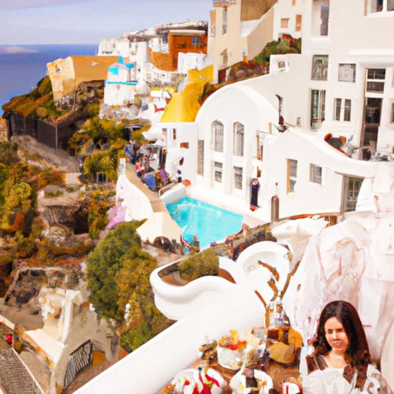 Sunset In Oia, Santorini: Where Dreams Unfold In A Canvas Of Colors