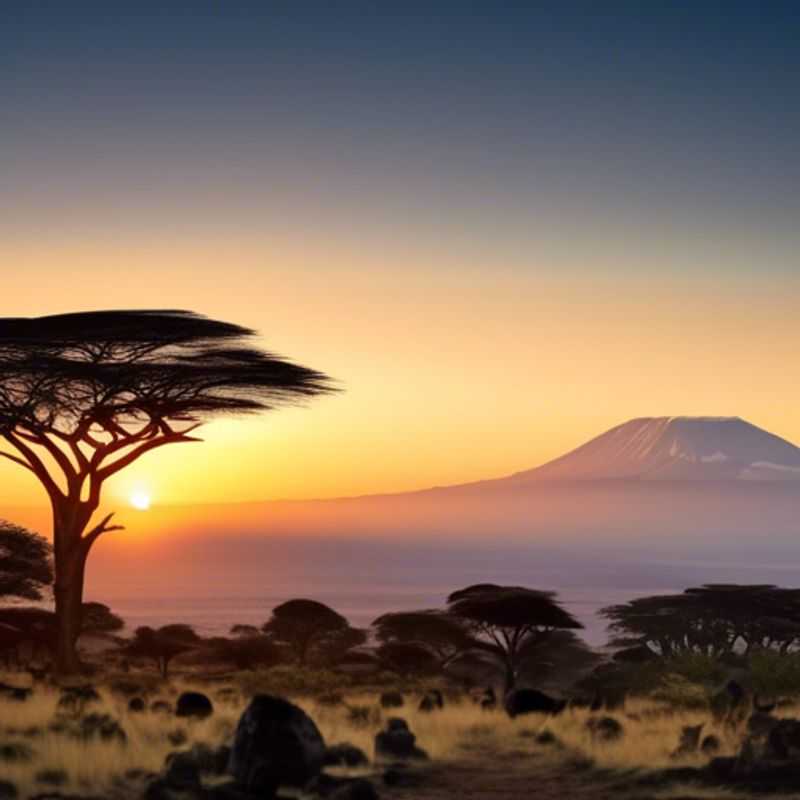 Explorez la Route Machame et ses paysages époustouflants du Mont Kilimandjaro en Tanzanie pendant l'hiver