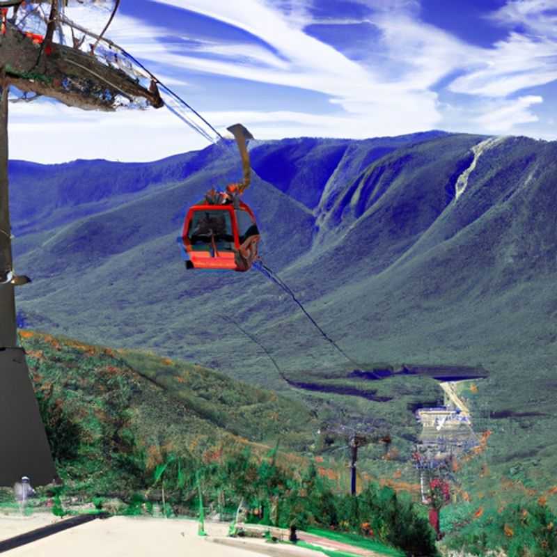 Ciclismo de montaña en Bretton Woods en las Montañas Blancas, New Hampshire, EE. UU., durante el verano