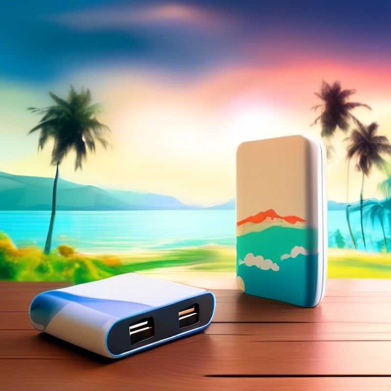 Une banque d'alimentation ou chargeur portable pour recharger vos appareils en déplacement