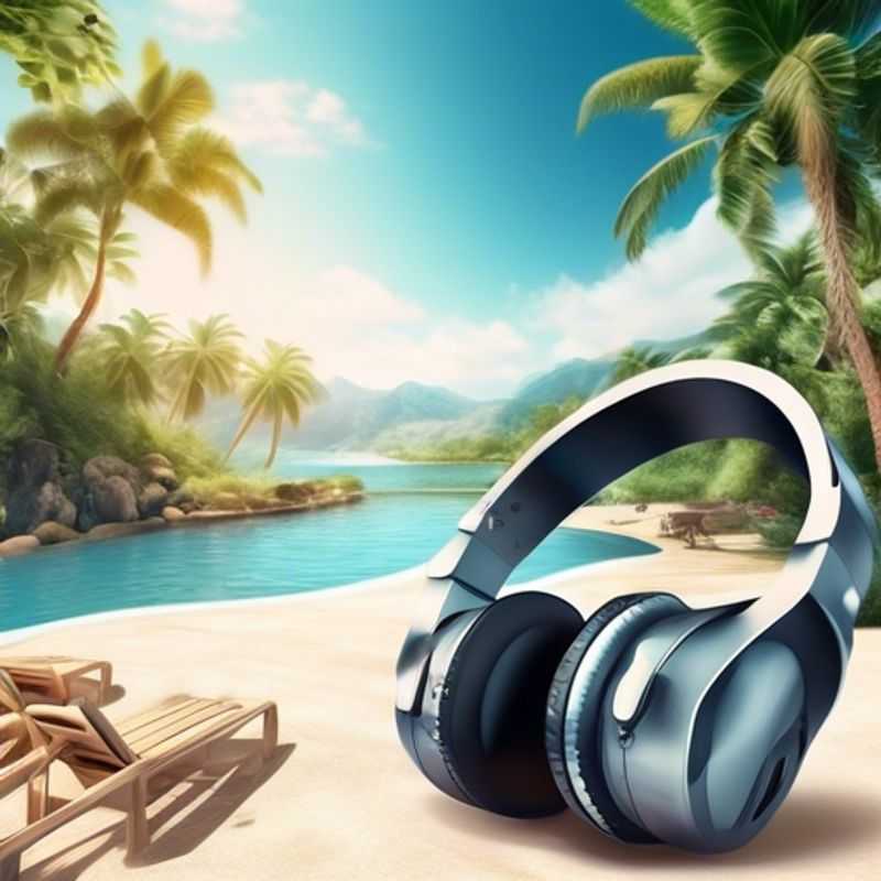 A close-up image showcasing a pair of comfortable over-ear headphones, perfect for immersive video calls and long work sessions, with a focus on the soft earcups and adjustable headband for ultimate comfort.