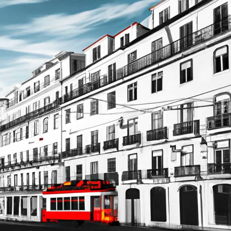 A family with children marvels at the vibrant panorama of Lisbon, Portugal, with its iconic red-tiled rooftops, as they embark on their 2-week winter adventure in this enchanting city.