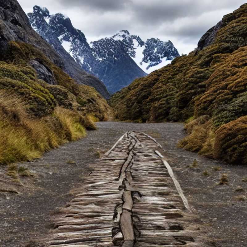 Le Sentier Routeburn en Nouvelle-Zélande, baigné de lumière printanière.