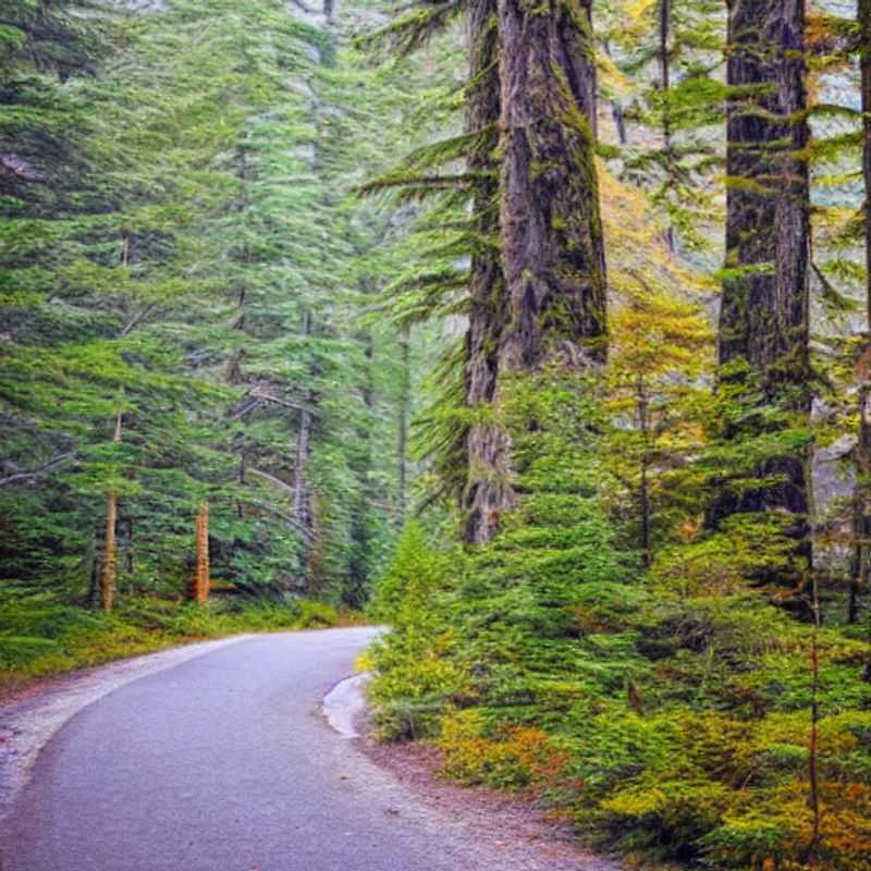 Deux randonneurs profitant du majestueux West Coast Trail, Canada, un sentier idéal pour des vacances d'été en pleine nature sauvage.