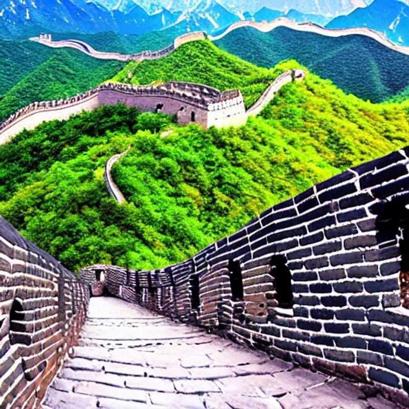 Conquering the Great Wall under the summer sun! A breathtaking view during a challenging yet rewarding trek, showcasing why this iconic landmark should be on your summer holiday bucket list in China.