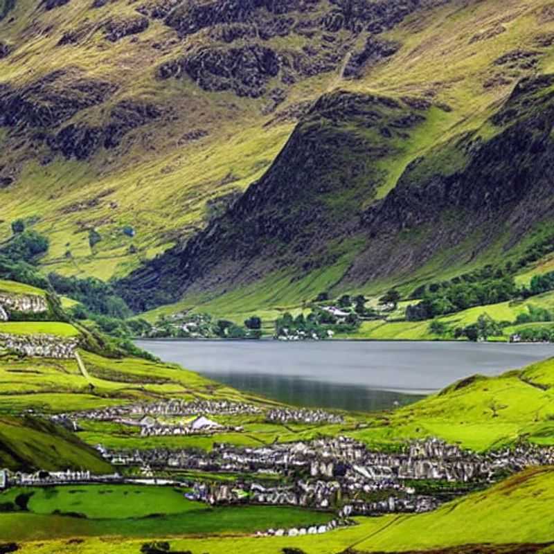 Lac District, Royaume-Uni : Vue panoramique estivale sur un paysage luxuriant, confirmant sa beauté idéale pour des vacances d'été inoubliables.