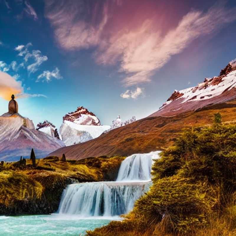 Majestueux Torres del Paine se dressant sous le soleil d'été chilien, un paradis pour les aventuriers en quête d'évasion estivale.