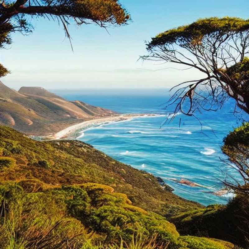 Casal explorando a exuberante Garden Route na África do Sul, com paisagens deslumbrantes e clima perfeito para umas férias de verão inesquecíveis.