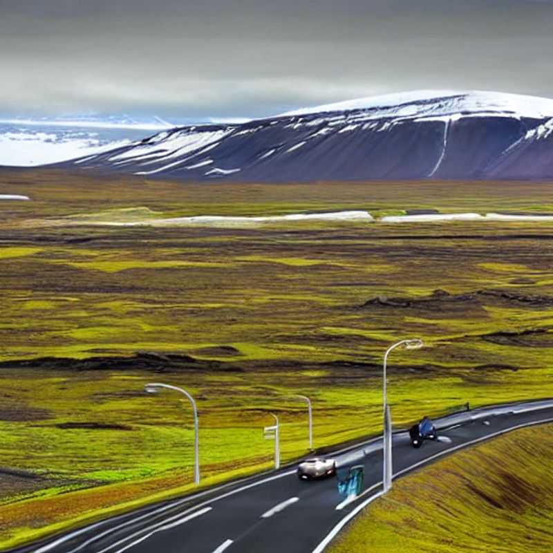 La splendeur panoramique de la Route Circulaire d'Islande, un itinéraire pittoresque pour des vacances estivales inoubliables en Islande.
