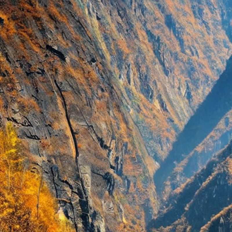 Impresionante vista del Desfiladero del Salto del Tigre en China, preguntándonos si el calor del verano podrá con la aventura (o si el tigre se echará una siesta). 🤔 ¿Será este el destino perfecto para tus vacaciones de verano? ¡Descúbrelo!