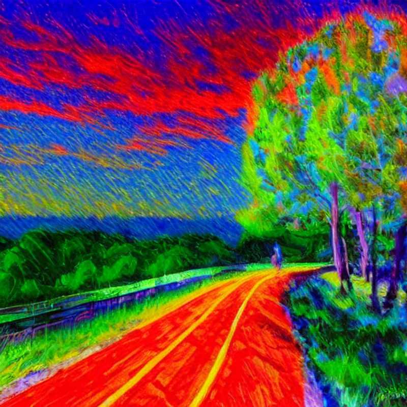 Uma estrada interminável sob o sol escaldante da Austrália Ocidental, convidando a uma aventura inesquecível – a resposta para as suas férias de verão te espera aqui! (An endless road under the scorching sun of Western Australia, beckoning an unforgettable adventure - the answer to your summer vacation awaits you here!)