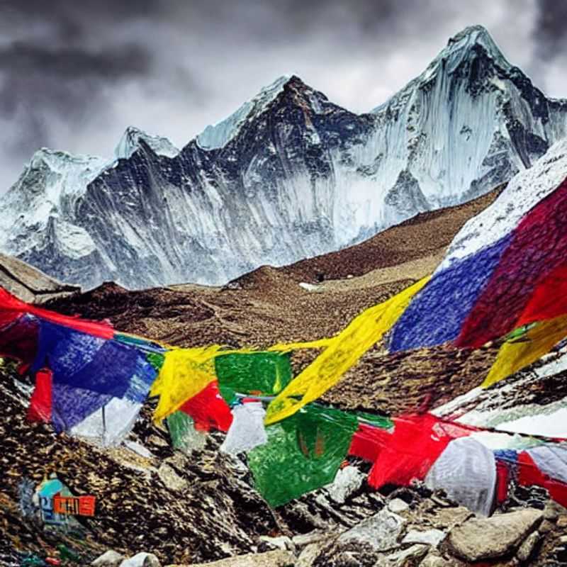 Lush green valleys leading towards the majestic, snow-capped Everest - a glimpse into the vibrant summer landscapes along the Everest Base Camp Trek in Nepal, showcasing why it's a surprising summer holiday gem.