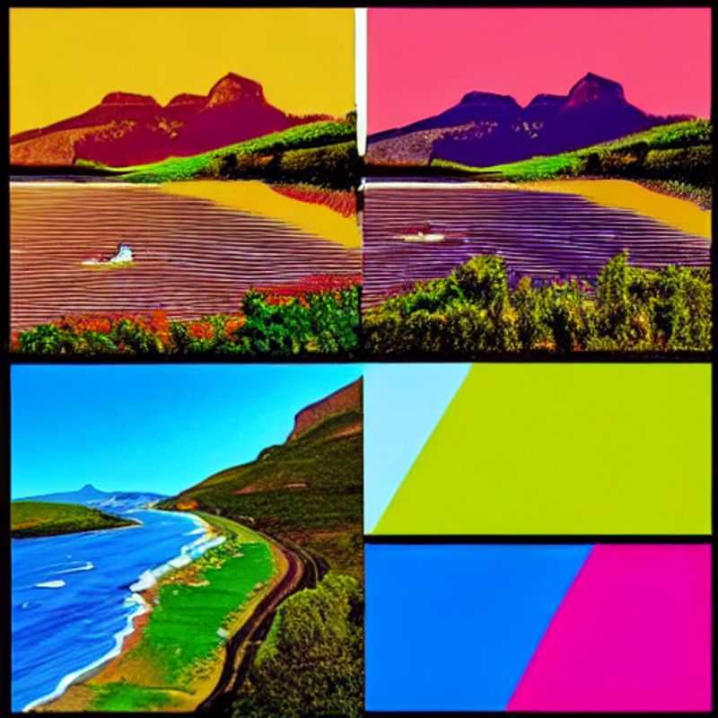 Paisaje impresionante de la Ruta Jardín en Sudáfrica, mostrando la exuberante vegetación y las costas soleadas, perfecto para unas vacaciones de verano inolvidables.