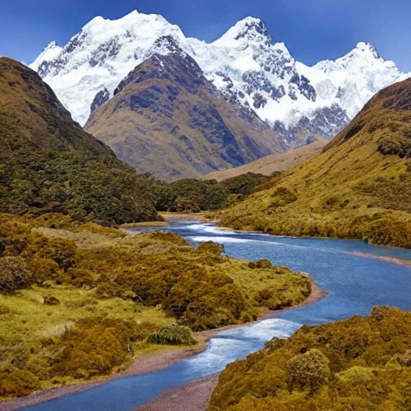 Impresionante vista del Routeburn Track en Nueva Zelanda, un paraíso verde y azul ideal para una inolvidable aventura de verano.
