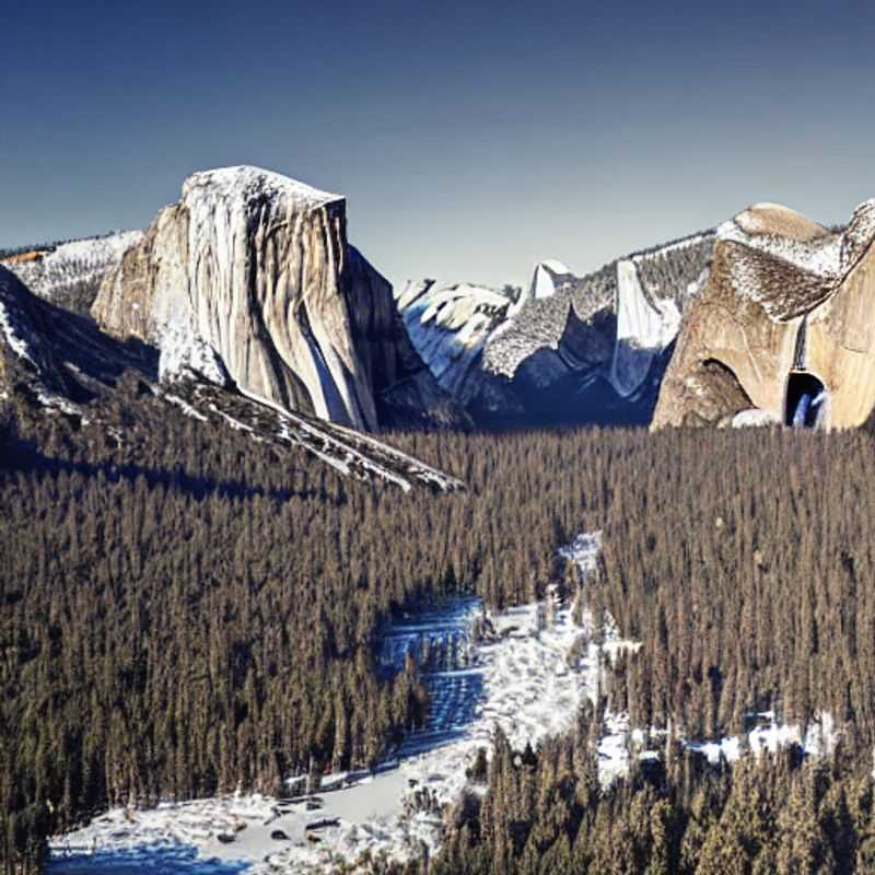 Majestueux Yosemite : des vues imprenables et des aventures estivales inoubliables dans le parc national de Yosemite, USA.