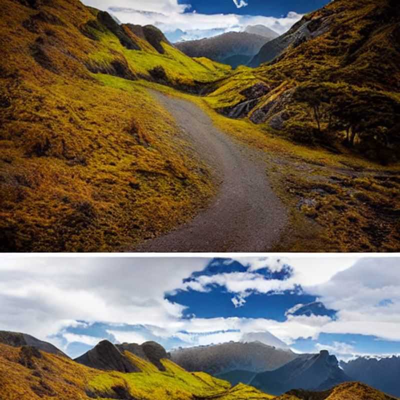 Paysage époustouflant du sentier Te Araroa en Nouvelle-Zélande, capturant l'essence de son attrait estival, parfait pour une aventure inoubliable pendant les vacances d'été.