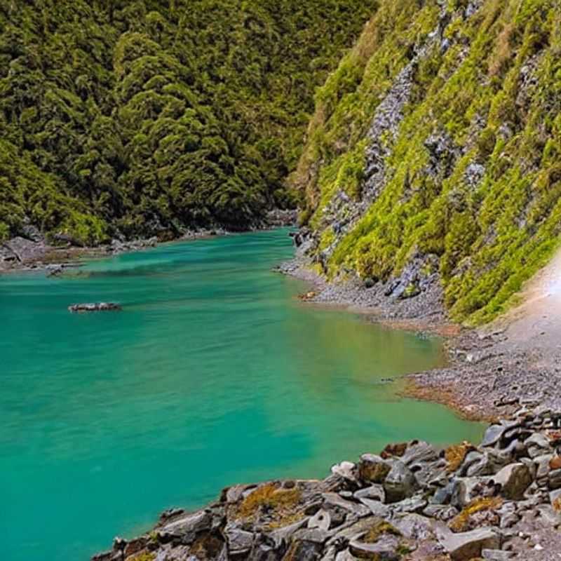 Deux randonneurs admirant la splendeur naturelle du sentier Te Araroa en Nouvelle-Zélande, une destination idéale pour des vacances d'été inoubliables.
