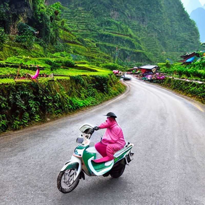 A vista deslumbrante do Ha Giang Loop no verão vietnamita: paisagens verdejantes e estradas sinuosas convidam à aventura, respondendo à pergunta: O Ha Giang Loop é bom para férias de verão?.