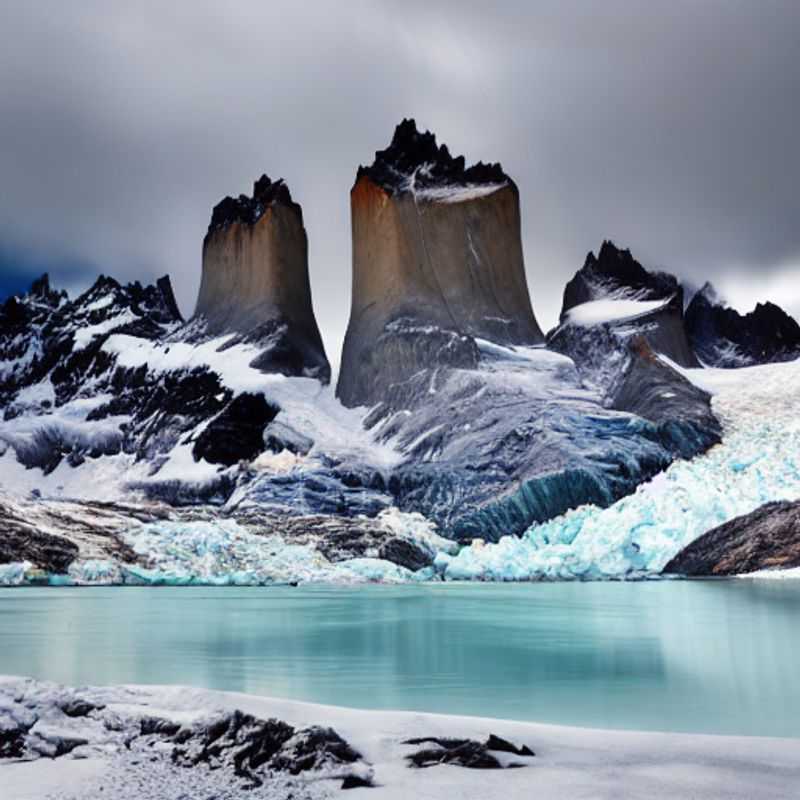 Majestueux Torres del Paine se dressant sous le soleil d'été chilien, un paradis pour les aventuriers en quête d'évasion estivale.