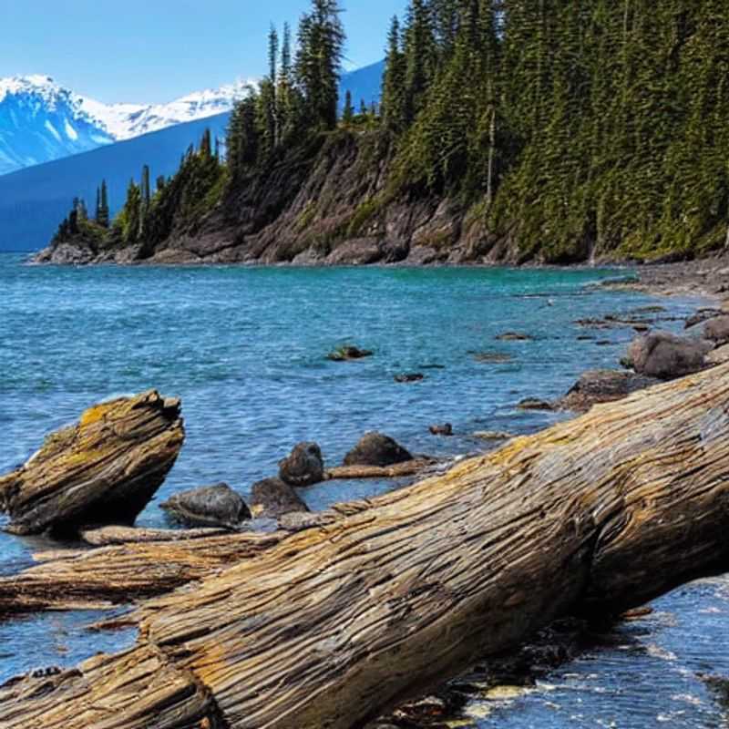 Vue imprenable sur le sentier de la côte ouest au Canada, un paradis sauvage idéal pour une aventure estivale inoubliable... si vous êtes prêts à relever le défi ! 😉