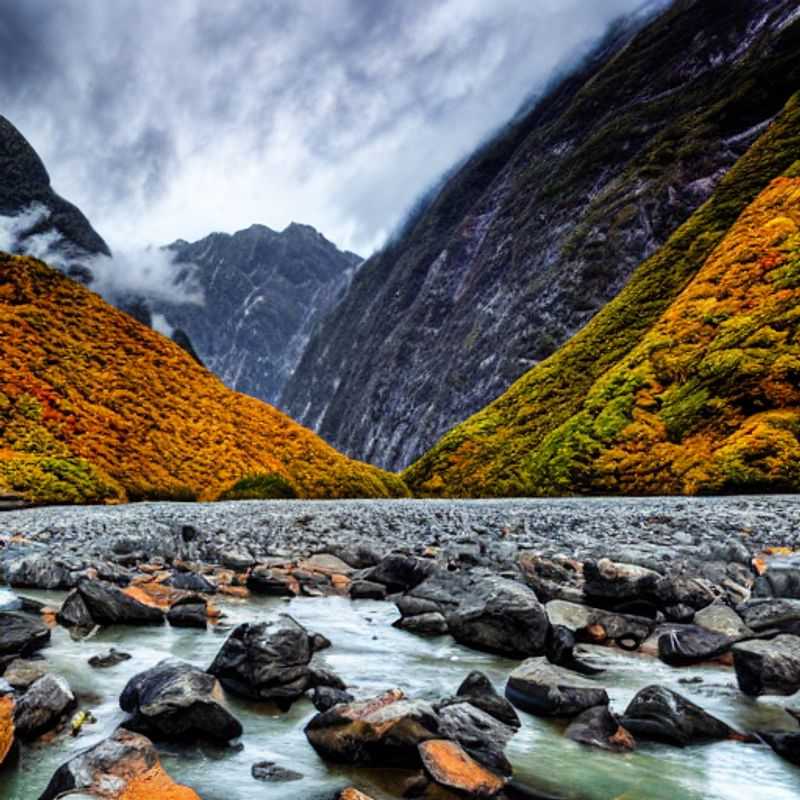 Randonneurs explorant la splendeur estivale du Milford Track, Nouvelle-Zélande, un paradis pour des vacances inoubliables.