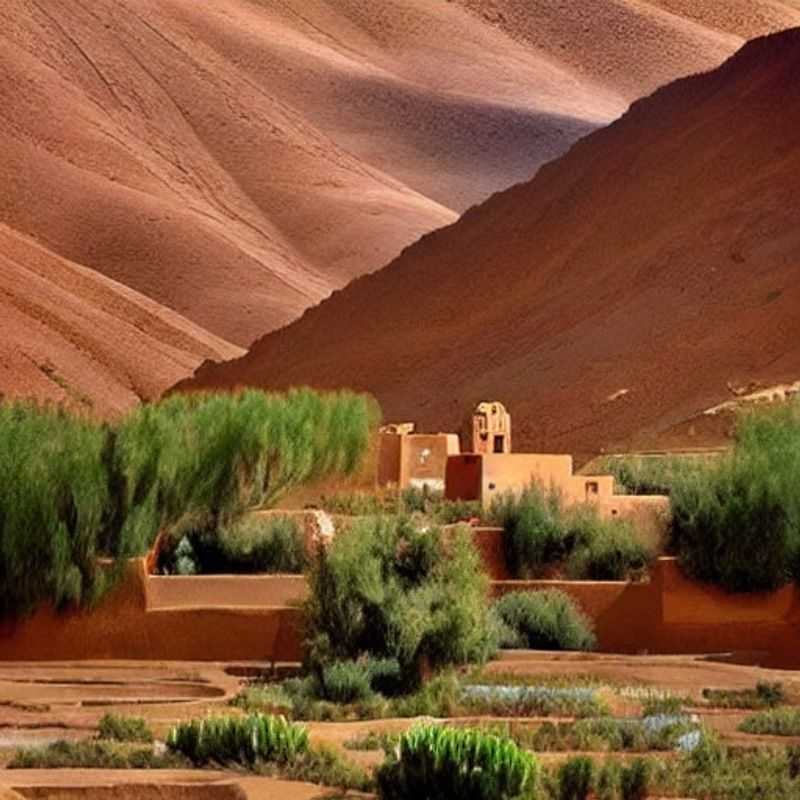 Majestuosas montañas del Atlas, Marruecos, un escape fresco y vibrante del calor del verano - ¿la aventura perfecta te espera?
