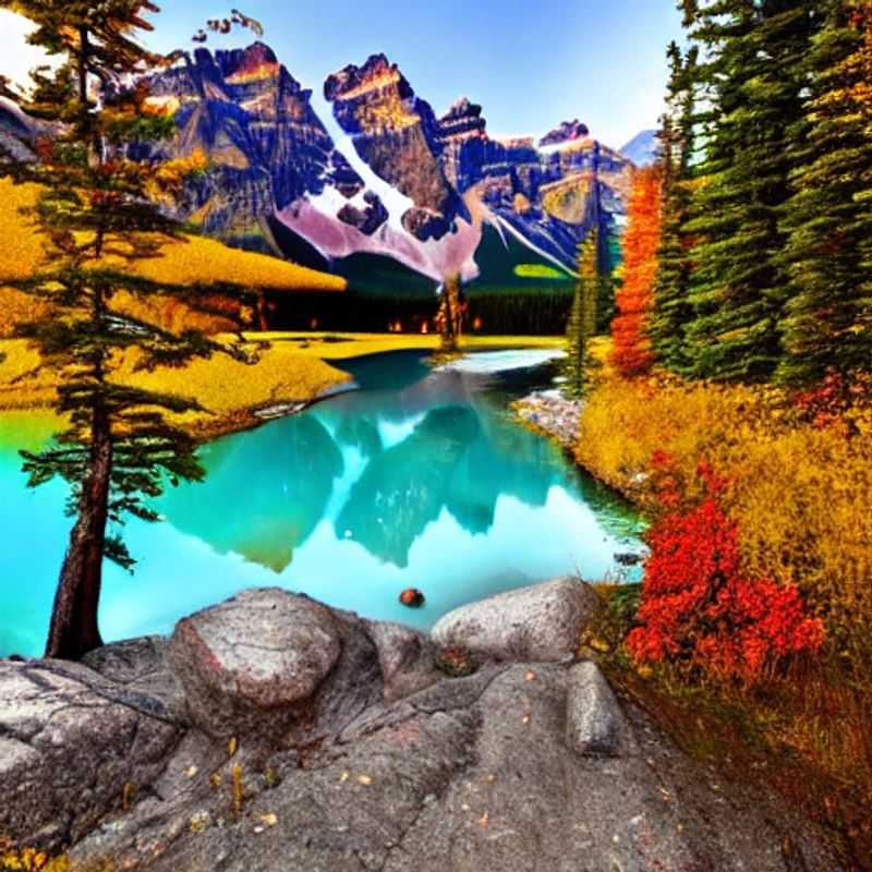 Des sommets enneigés et des lacs turquoise : un aperçu de la splendeur estivale du Parc national Banff, Canada - un paradis à explorer !