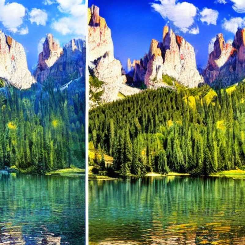 Les Dolomites, Italie ensoleillée et splendide, un lieu idéal pour des vacances estivales.
