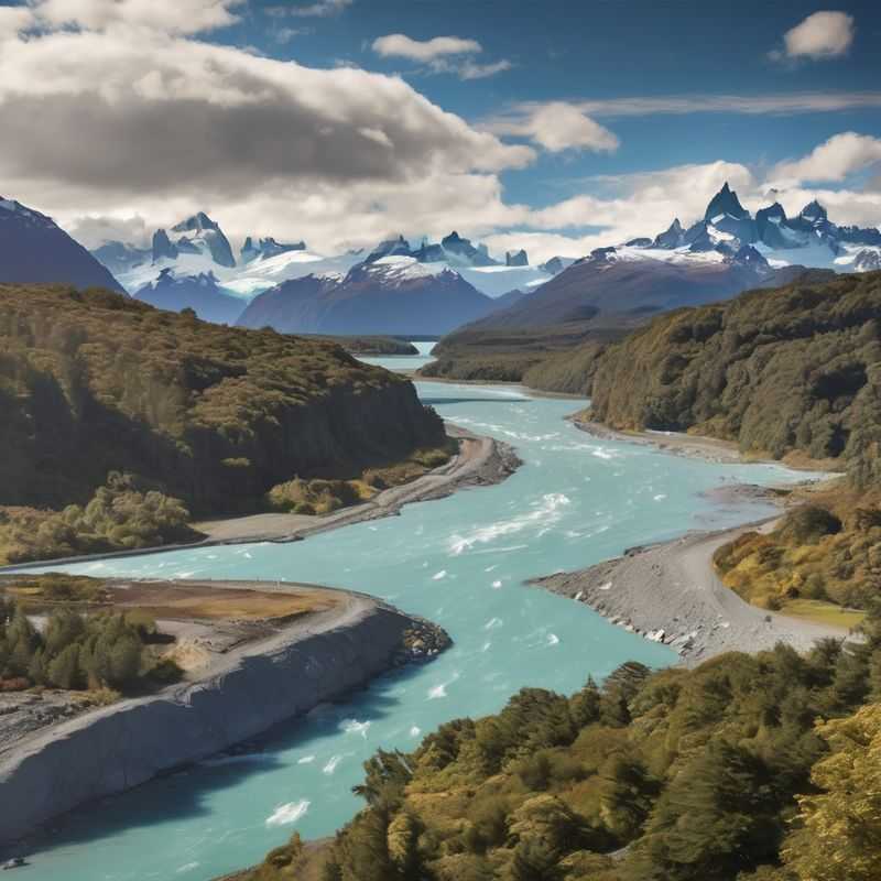 A rugged, snow-dusted section of Carretera Austral, Patagonia, Chile, hinting at epic adventures for intrepid travelers seeking remote beauty and untamed landscapes.