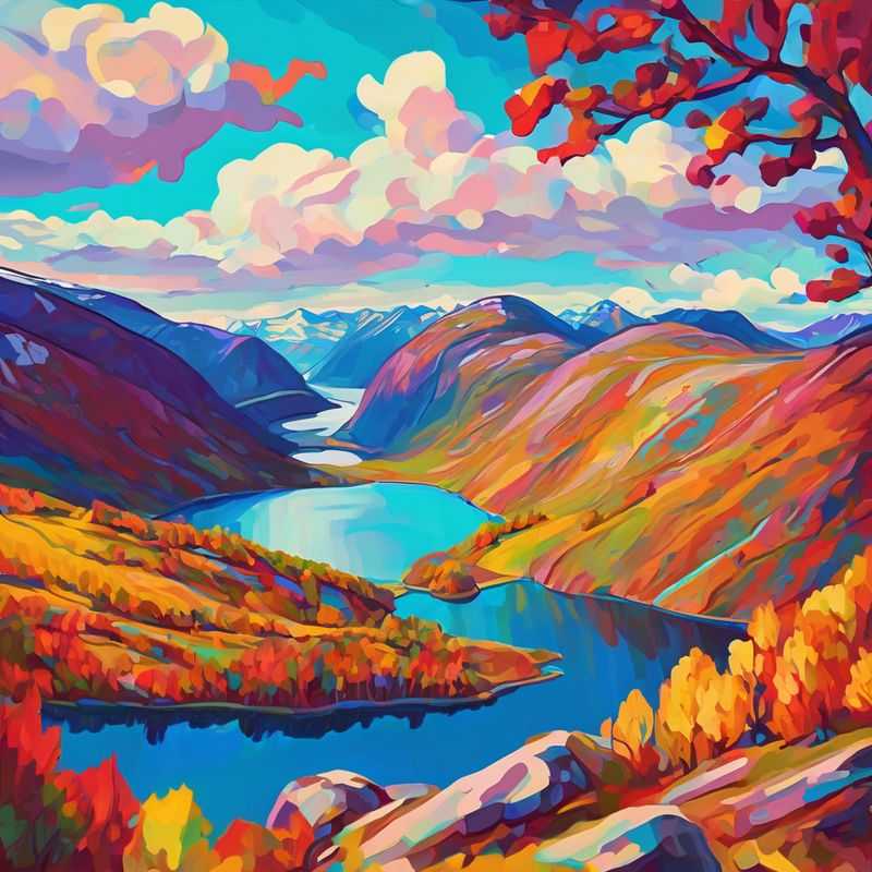 The dramatic, knife-edge Besseggen Ridge in Norway, a challenging yet rewarding hike with breathtaking views over emerald and sapphire lakes, hinting at the wild landscapes awaiting exploration in this region.