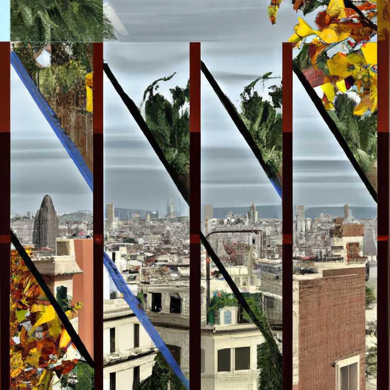 A vibrant family, immersed in the captivating energy of Barcelona, Spain, strolls along the iconic Las Ramblas boulevard, surrounded by the city's vibrant autumn colors, during their 4-day fall adventure.