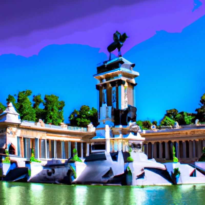 A lone traveler standing in the vibrant heart of Madrid, Spain, Puerta del Sol, during a whirlwind 24-hour winter exploration, embracing the city's vibrant energy and rich cultural tapestry.