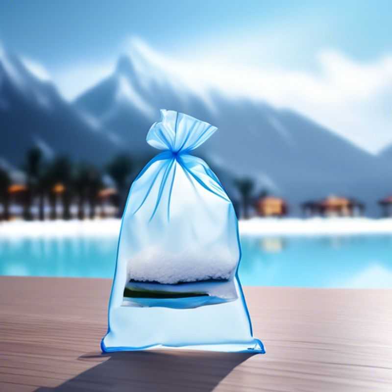 Close-up shot of a variety of Ziplock bags designed for liquids and wet items, showcasing their durable and leak-proof features.