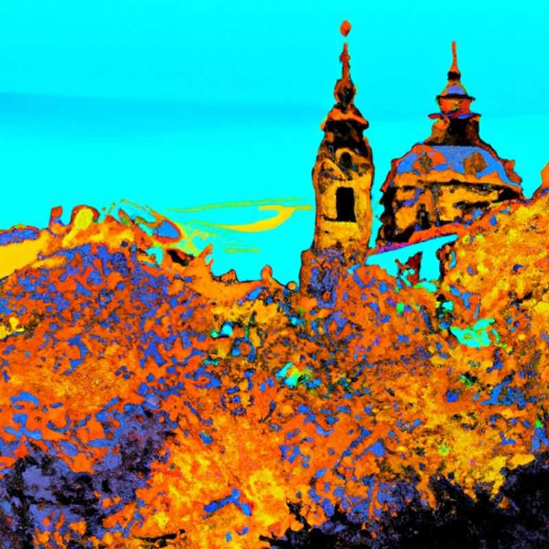 Two couples strolling across the enchanting Charles Bridge in Prague, Czech Republic, marveling at the city's autumnal splendor during their weeklong fall adventure.