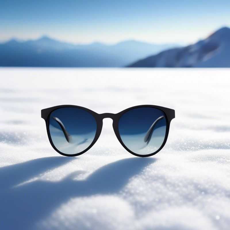 Une paire de lunettes de soleil élégantes, prêtes à protéger vos yeux du soleil et à compléter votre style.